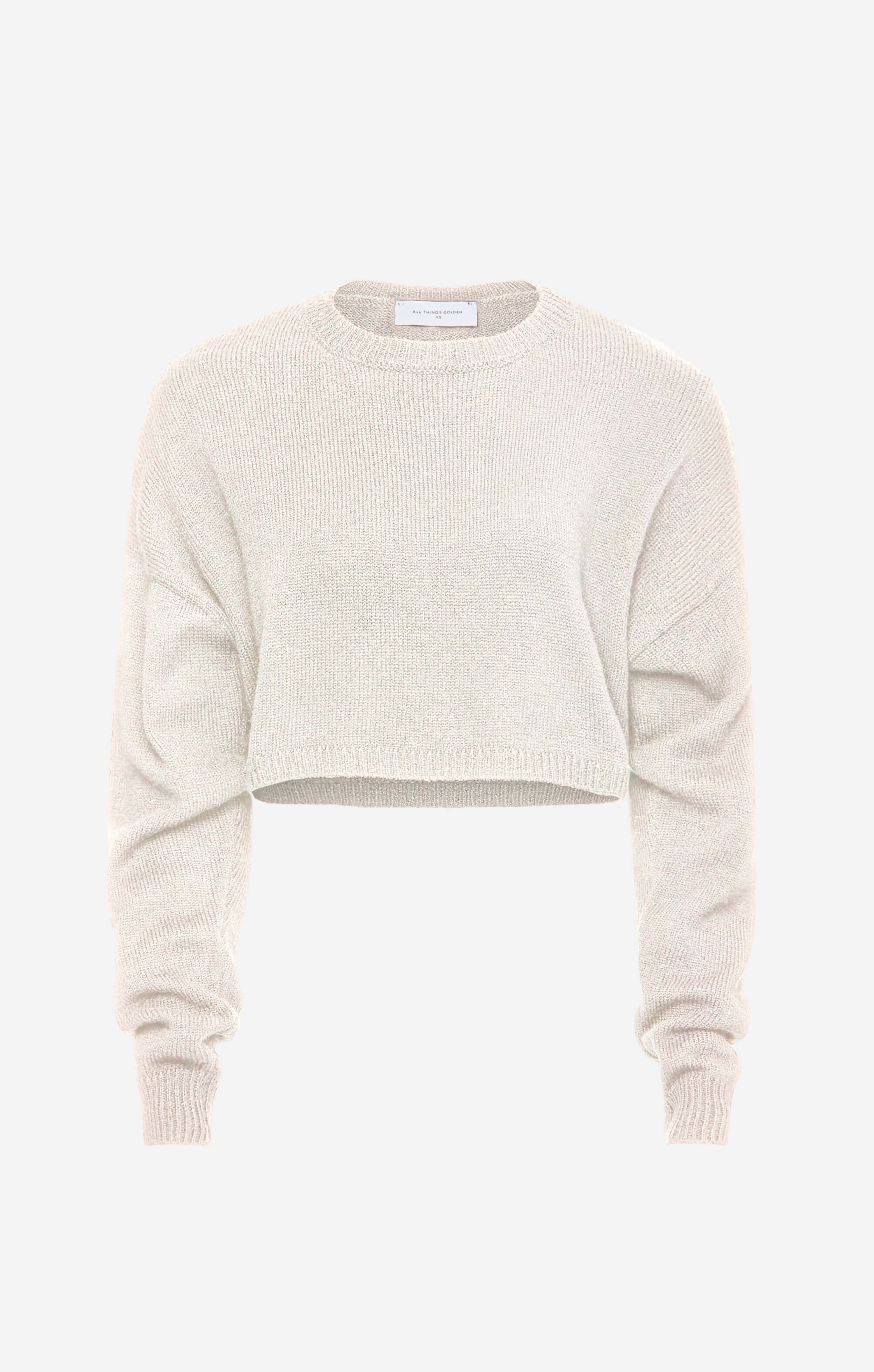 THE CROPPED UNIVERSAL KNIT 2.0 - BONE - Image 10