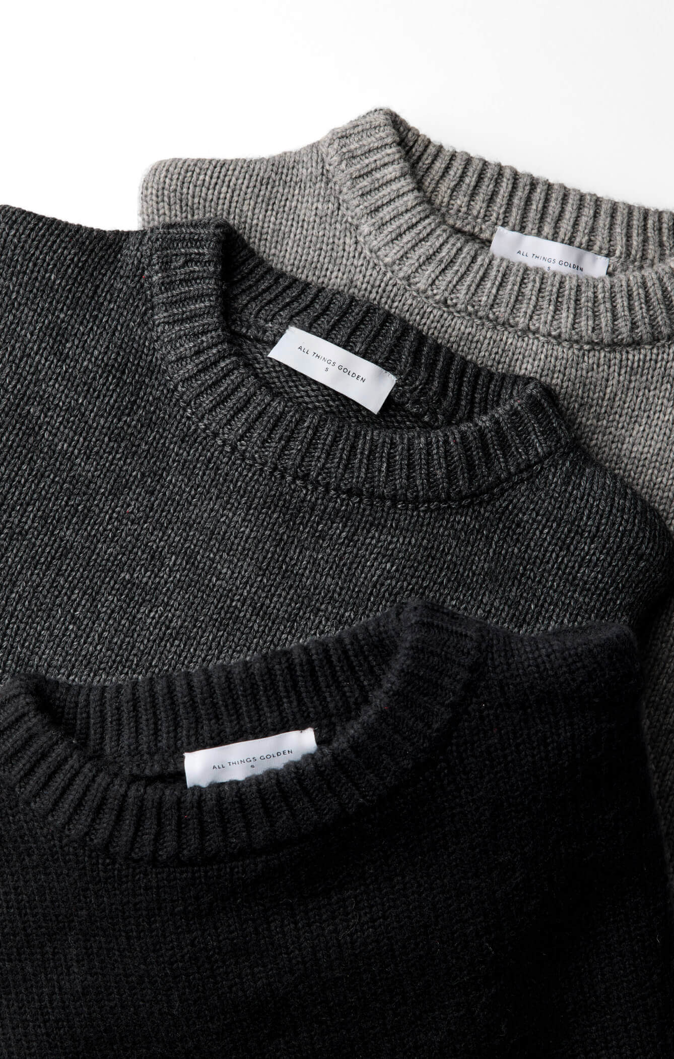 THE HEAVY KNIT - CHARCOAL - Image 6