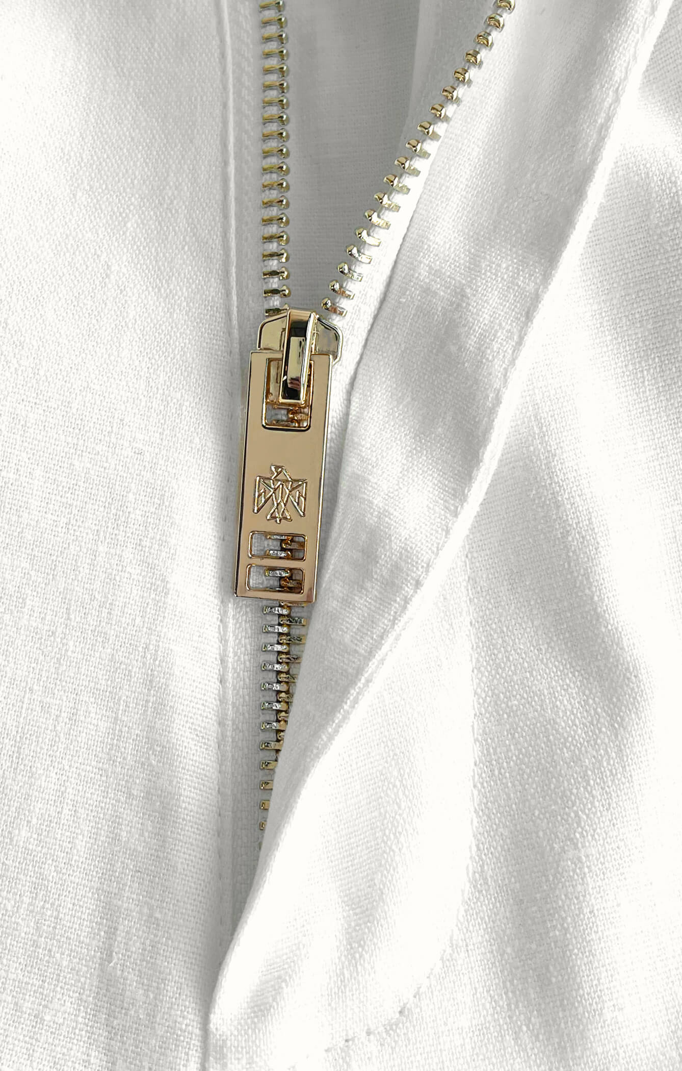 THE LINEN LOW RISE PANT - WHITE - Image 8
