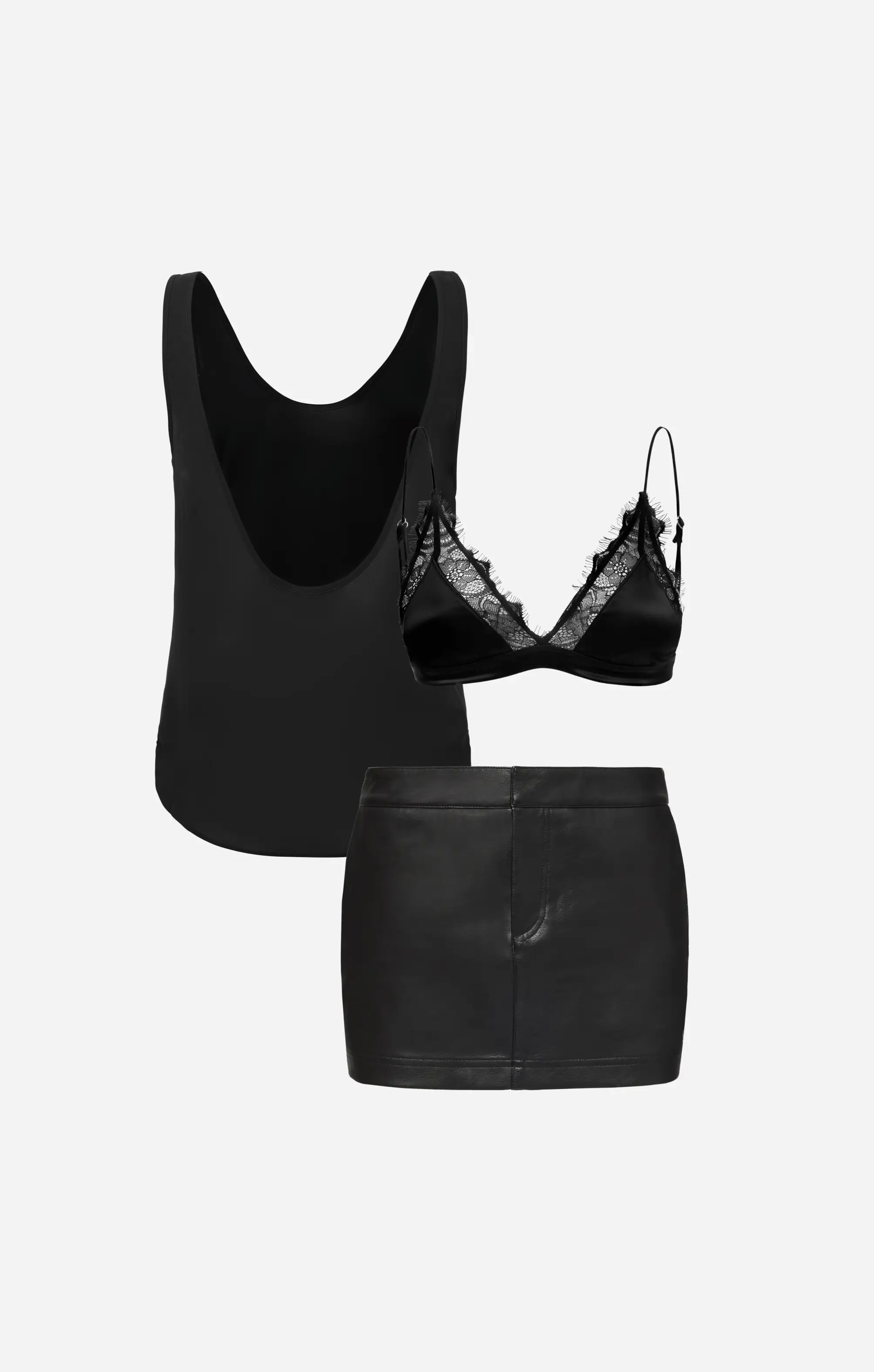 THE LOW BACK TOP - BLACK - Image 7