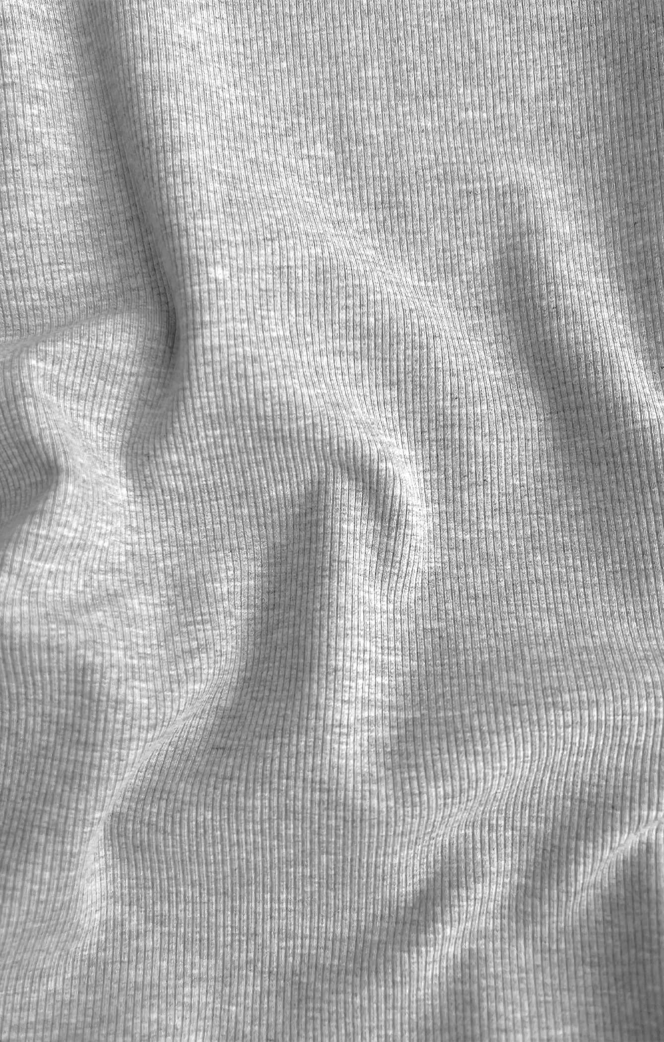 THE LUXE RIB HIGH NECK TANK - MID GREY - Image 5