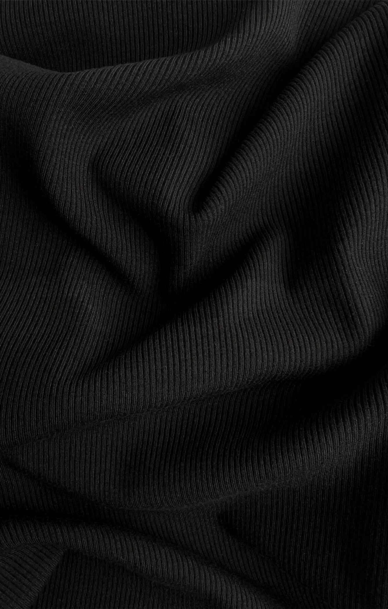 THE LUXE RIB LOW BACK BODYSUIT - BLACK - Image 10