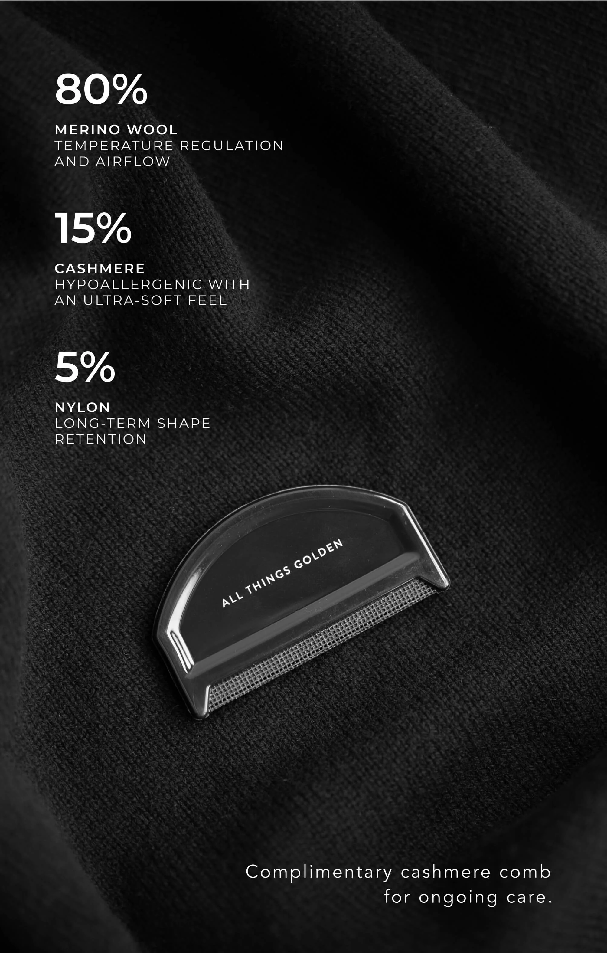 THE UNIVERSAL KNIT 2.0 - BLACK - Image 8