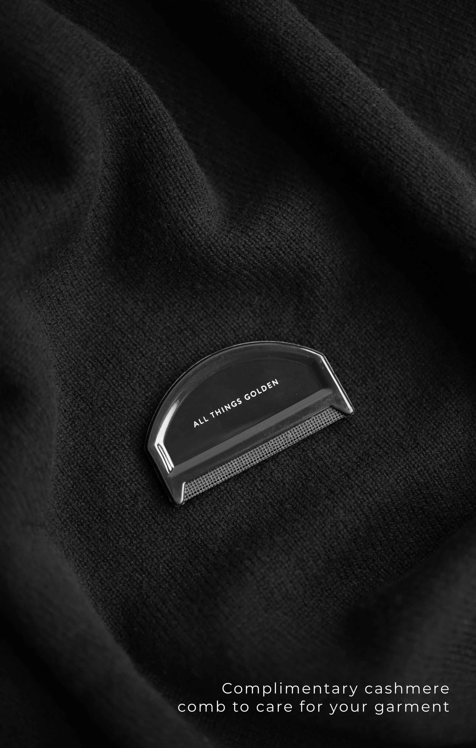 THE WRAP AROUND SCARF - BLACK - Image 8